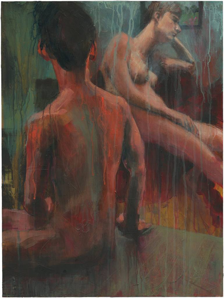 Print of Abstract Nude Paintings by Matt Cauley