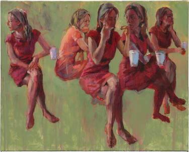 Original Figurative Women Paintings by Matt Cauley