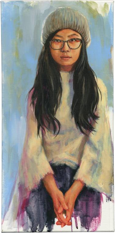 Original Portraiture Women Paintings by Matt Cauley