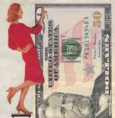Original Surrealism Humor Collage by Rankin Willard