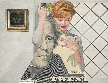 Original Contemporary Women Collage by Rankin Willard