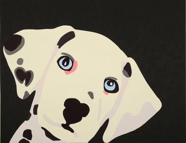 Original Pop Art Dogs Collage by Rankin Willard