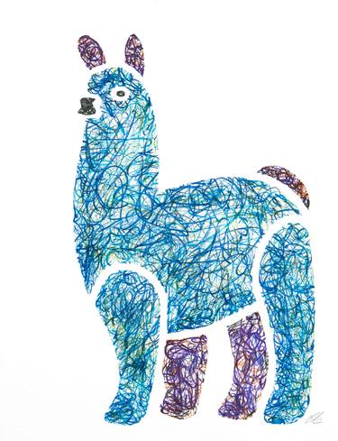 Original Pop Art Animal Drawings by Rankin Willard