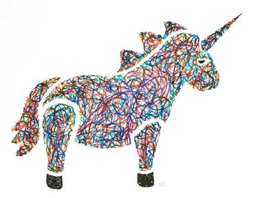 Original Abstract Animal Drawings by Rankin Willard