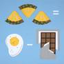 Pineapple = Egg - Chocolate