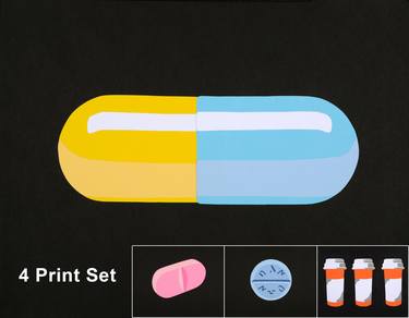 Pill Series Prints (Set of 4 Prints) thumb