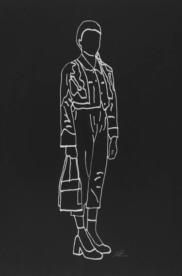 Original Minimalism Fashion Drawings by Rankin Willard