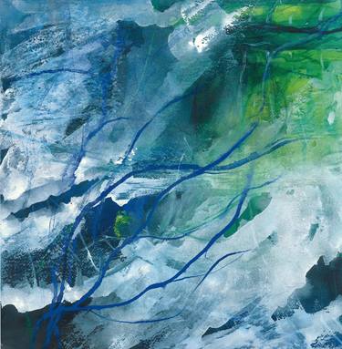 Print of Abstract Expressionism Seascape Paintings by Susan Miller