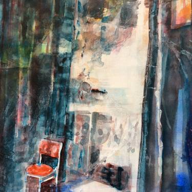 Print of Abstract Expressionism Interiors Paintings by Susan Miller