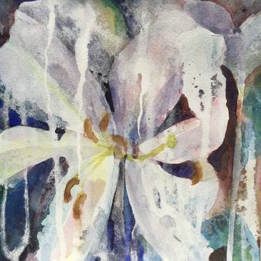 Original Abstract Expressionism Floral Paintings by Susan Miller