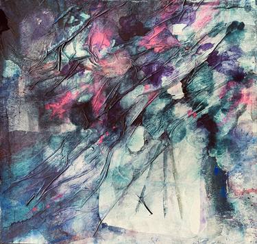 Print of Abstract Expressionism Floral Paintings by Susan Miller