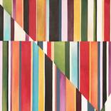 The Louvre Geometric Abstract Acrylic Painting by Carla Bank by Carla Bank