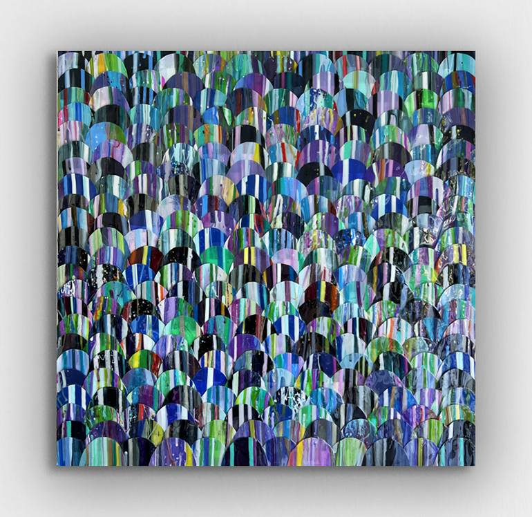 Original Abstract Expressionism Abstract Painting by Carla Bank