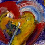 Heart No.3 Painting by Philip Prosen