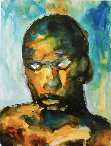 Original Expressionism Portrait Paintings by Ben Meyer