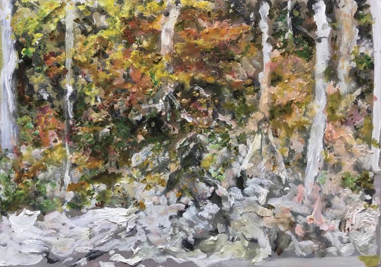 Print of Abstract Tree Paintings by Ben Meyer