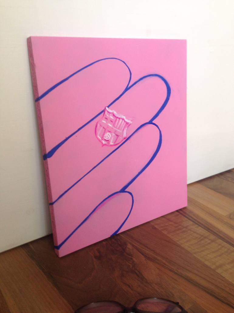 Original Abstract Pop Culture/Celebrity Painting by Ben Meyer