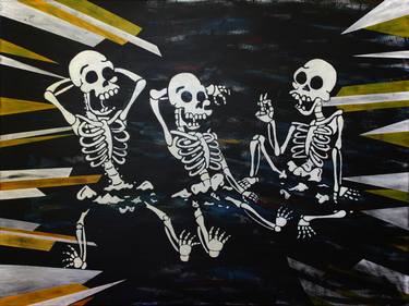 Original Pop Art Cartoon Paintings by Ben Meyer