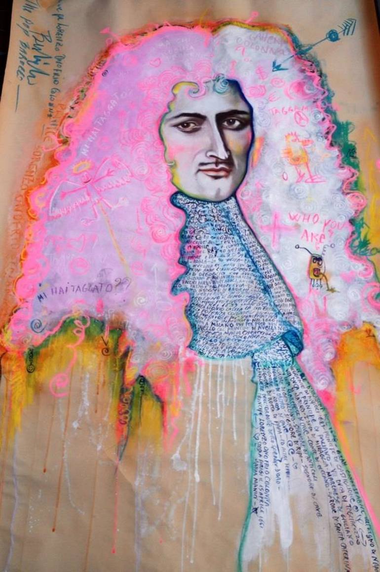 Prince Onofrio Lorenzo Colonna Pop Painting by Beatrice Feo