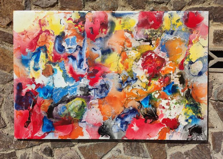 Original Abstract Painting by Joan Llaverias