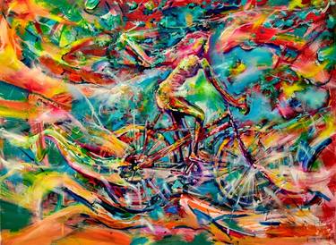 Original Bicycle Paintings by Lukas Jankiewicz