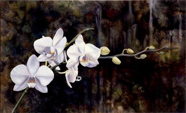 Print of Realism Floral Paintings by Matthew Bates