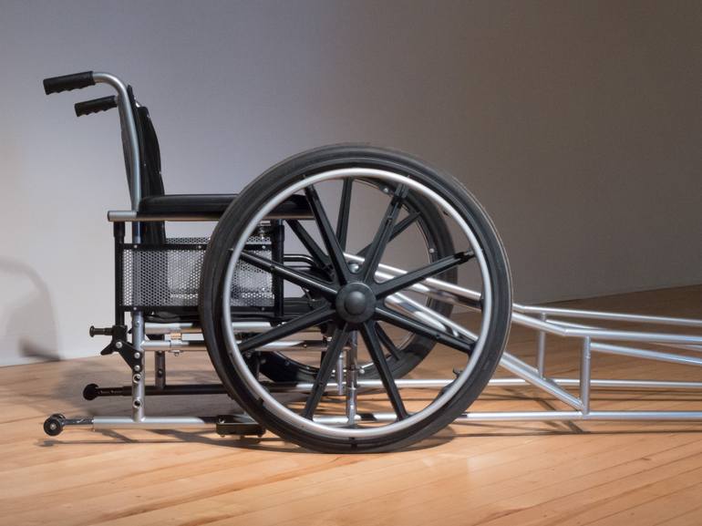 13 (wheelchair dragster) Sculpture by Mark Snyder Saatchi Art