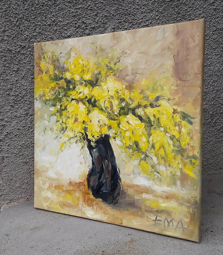 Original Floral Painting by Emilia Milcheva