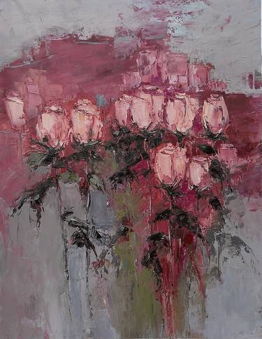 Original Expressionism Floral Paintings by Emilia Milcheva