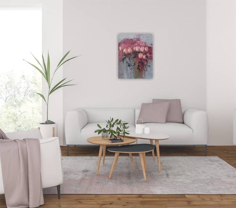 Original Contemporary Floral Painting by Emilia Milcheva