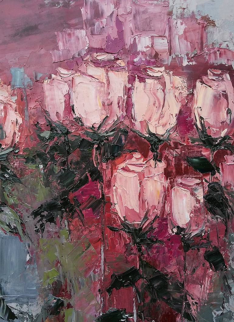 Original Contemporary Floral Painting by Emilia Milcheva
