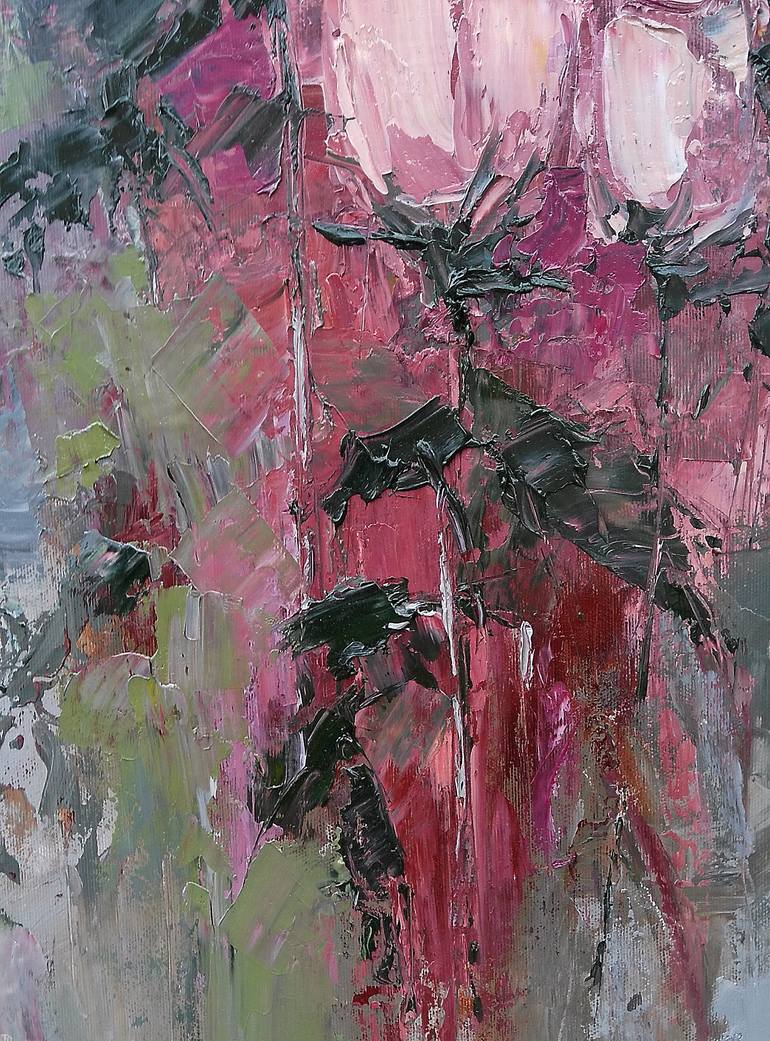 Original Contemporary Floral Painting by Emilia Milcheva