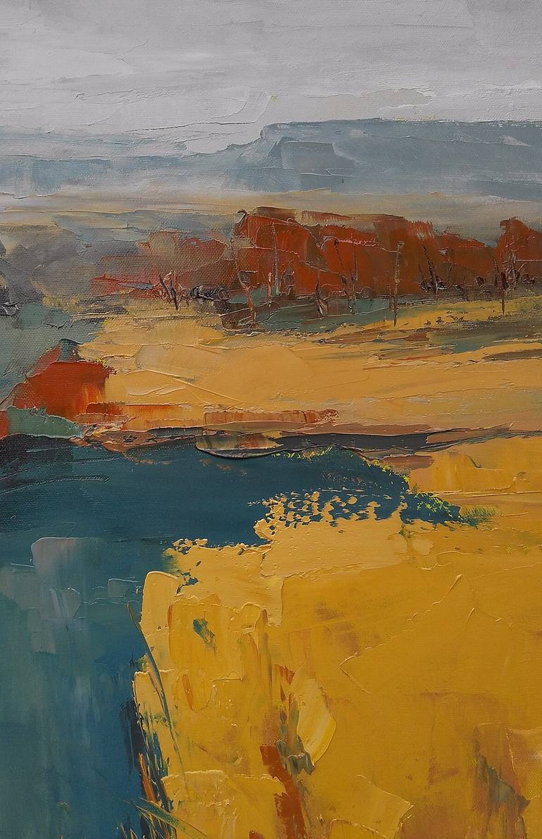 Original Modern Landscape Painting by Emilia Milcheva