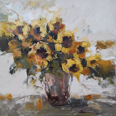 Original Fine Art Floral Paintings by Emilia Milcheva