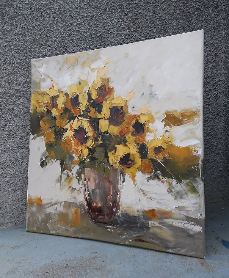 Original Contemporary Floral Painting by Emilia Milcheva