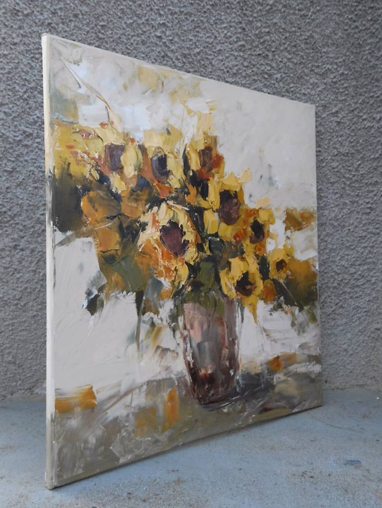 Original Contemporary Floral Painting by Emilia Milcheva