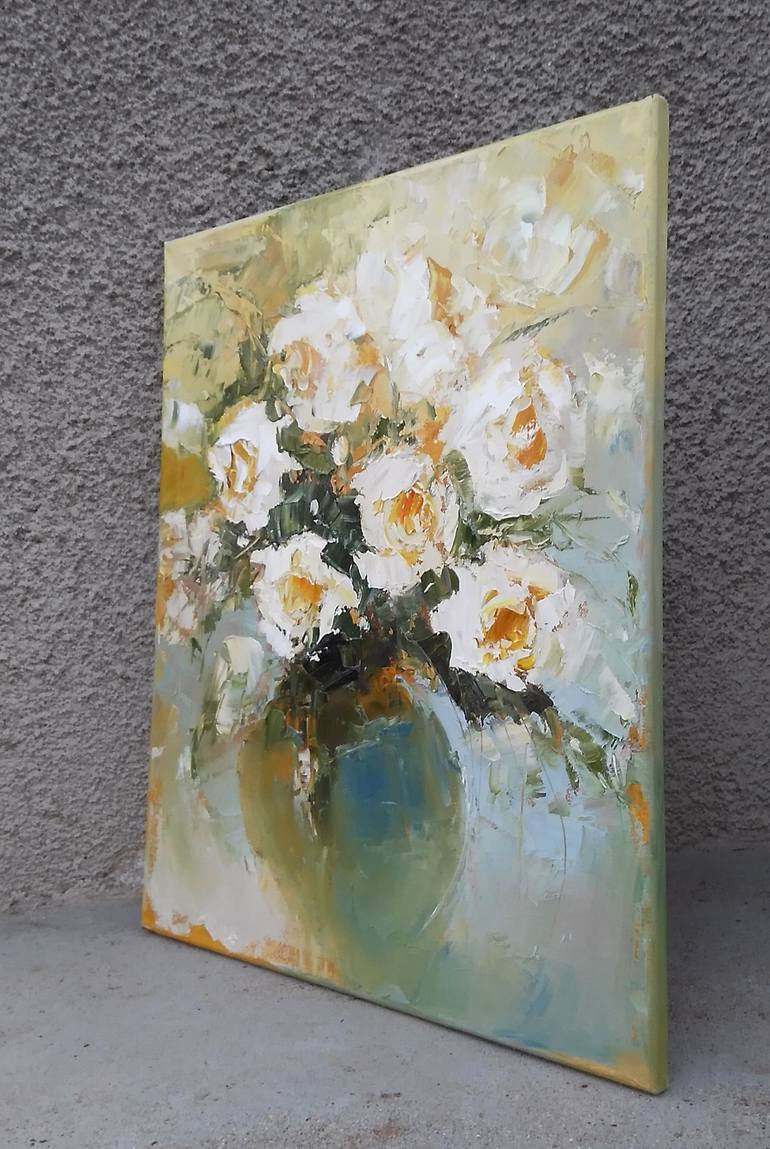 Original Contemporary Floral Painting by Emilia Milcheva