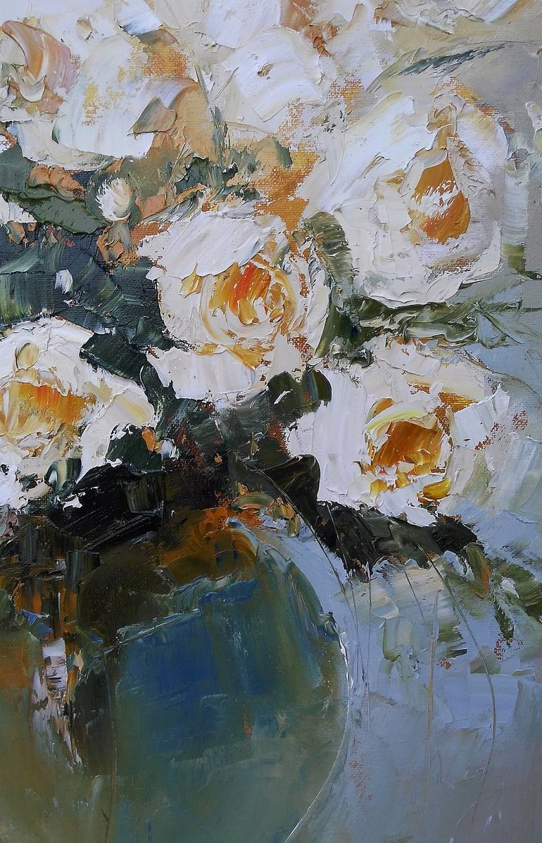 Original Contemporary Floral Painting by Emilia Milcheva