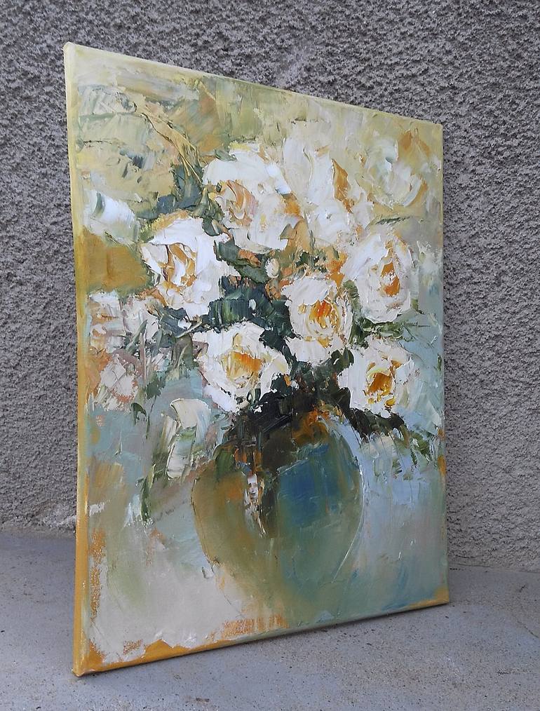 Original Contemporary Floral Painting by Emilia Milcheva