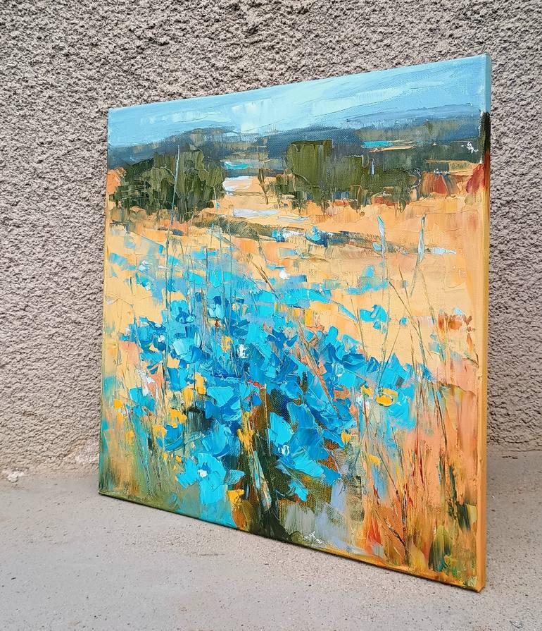 Original Expressionism Landscape Painting by Emilia Milcheva