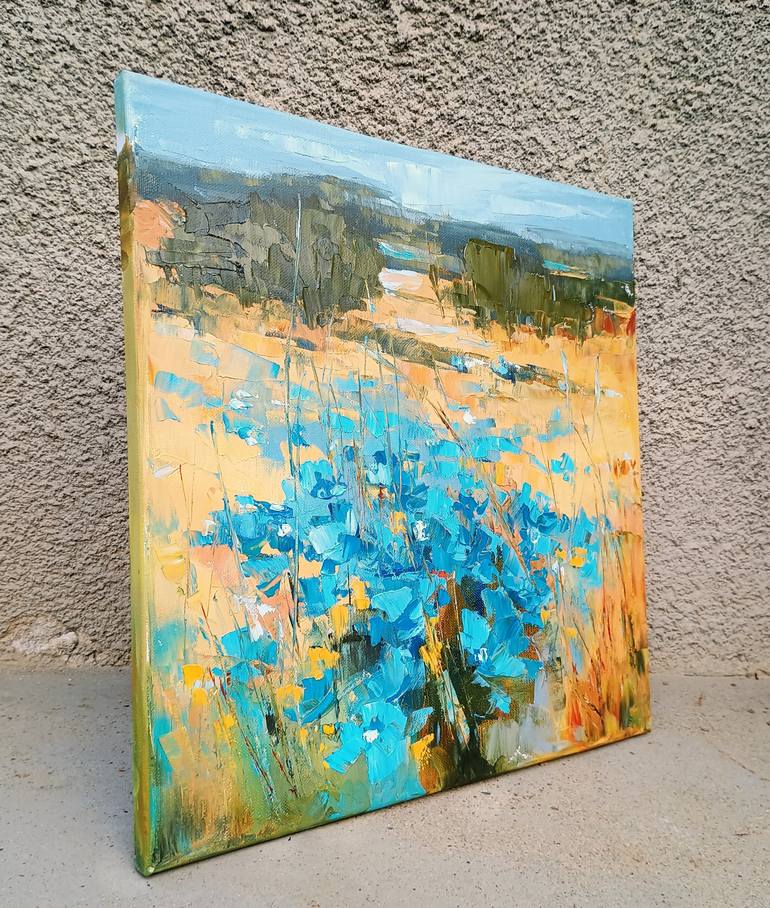 Original Expressionism Landscape Painting by Emilia Milcheva