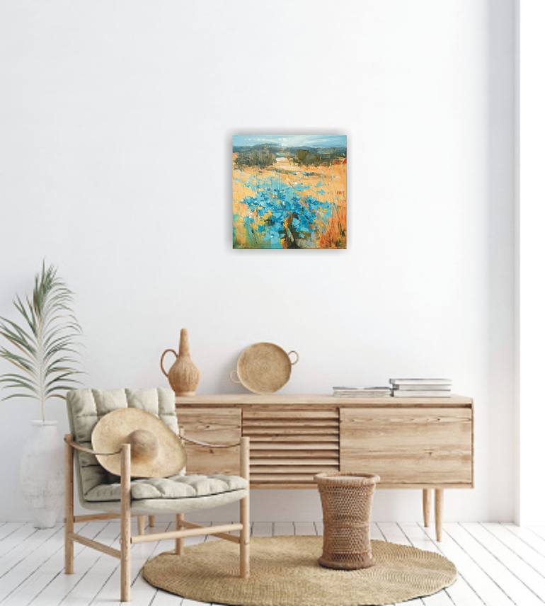 Original Expressionism Landscape Painting by Emilia Milcheva