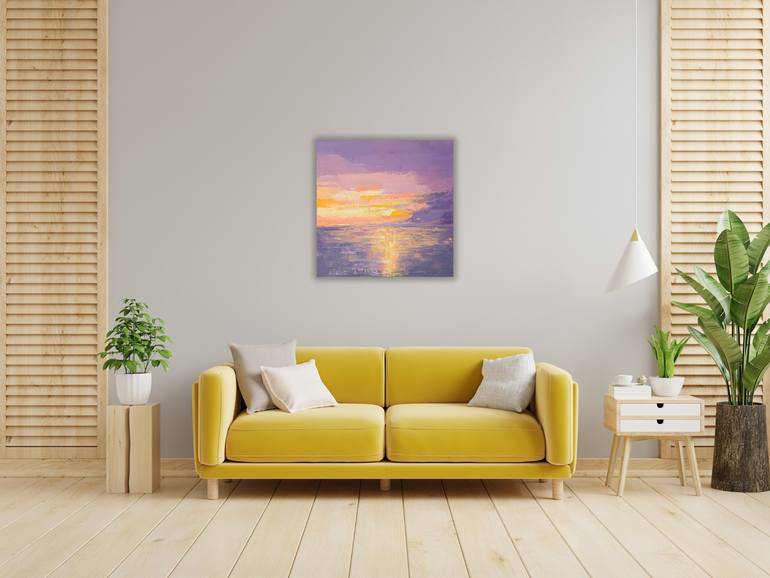 Original Expressionism Landscape Painting by Emilia Milcheva