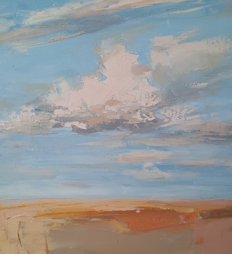 Original Expressionism Landscape Painting by Emilia Milcheva