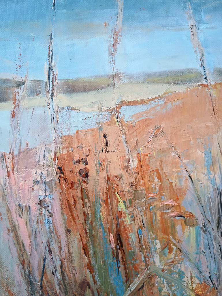 Original Expressionism Landscape Painting by Emilia Milcheva