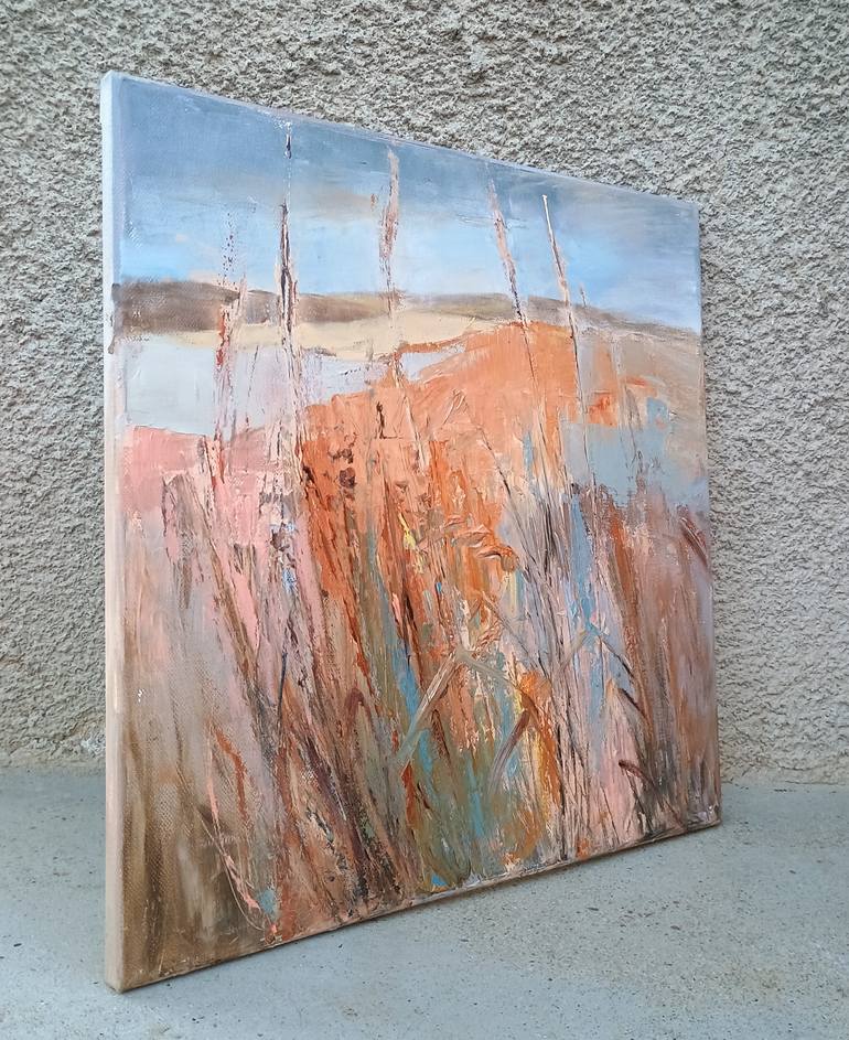 Original Expressionism Landscape Painting by Emilia Milcheva