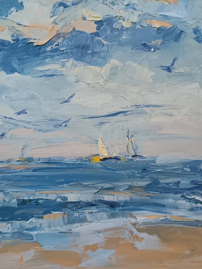 Original Expressionism Landscape Painting by Emilia Milcheva