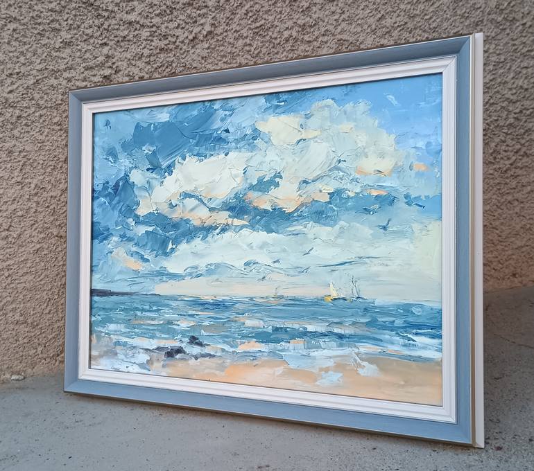 Original Expressionism Landscape Painting by Emilia Milcheva