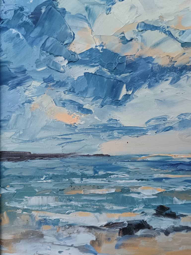 Original Expressionism Landscape Painting by Emilia Milcheva