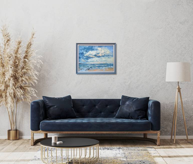 Original Expressionism Landscape Painting by Emilia Milcheva